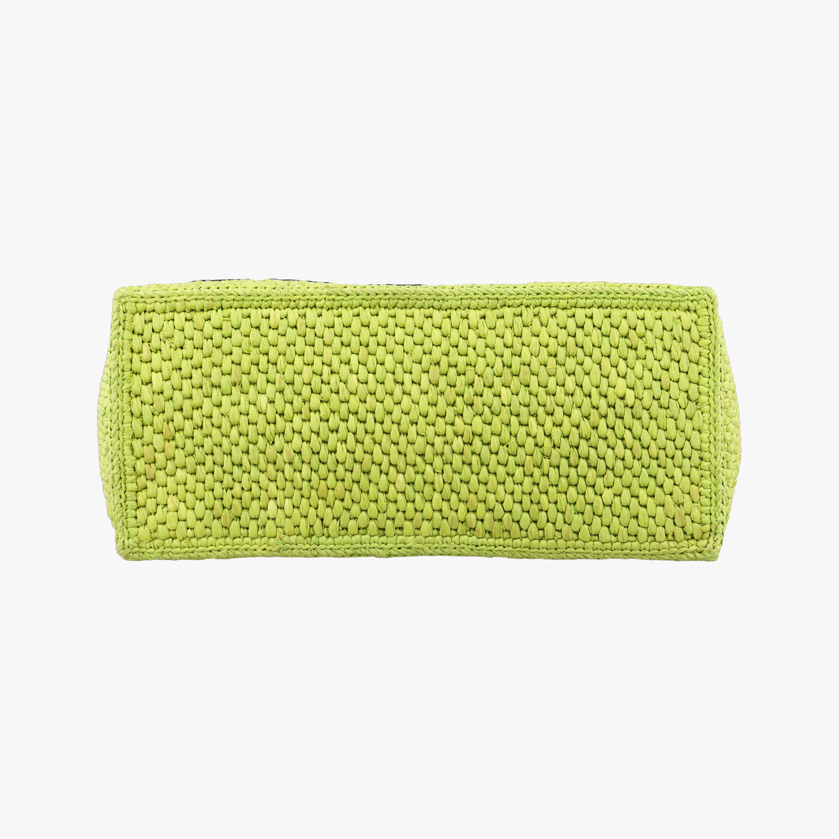 Pre-owned Loewe Font Tote Small Green Raffia A685B59X01 handbag | stylenewstar