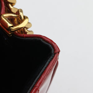 Vintage Yves Saint Laurent VICKY Red Patent Leather 538439 shoulderbag | stylenewstar