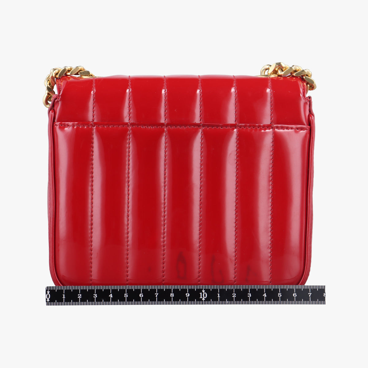 Vintage Yves Saint Laurent VICKY Red Patent Leather 538439 shoulderbag | stylenewstar