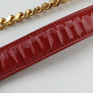 Vintage Yves Saint Laurent VICKY Red Patent Leather 538439 shoulderbag | stylenewstar