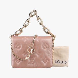Pre-owned Louis Vuitton COUSSIN ROSE BALLERIN lambskin M21765 shoulderbag | stylenewstar