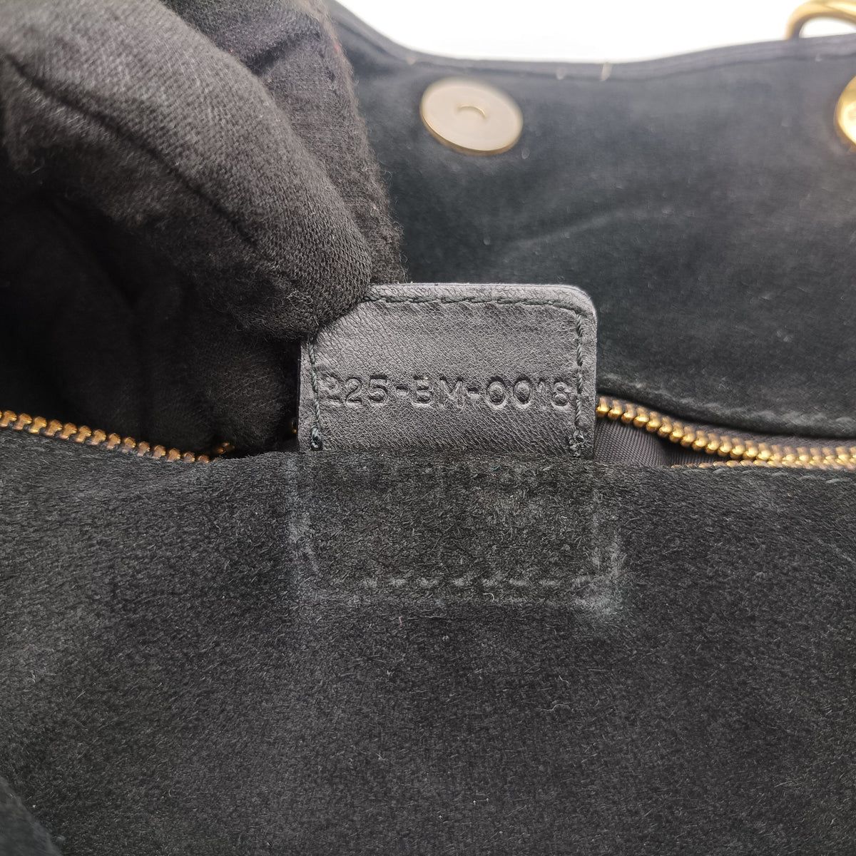 Pre-owned Christian Dior Soft Lady Dior Intrecciato Tote Black lambskin  handbag | stylenewstar
