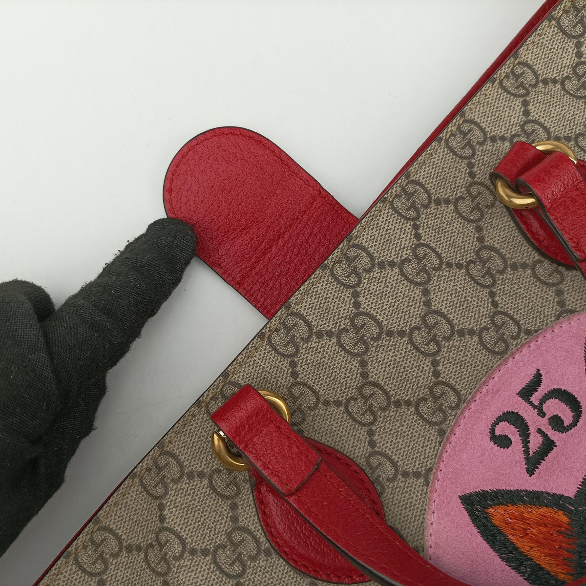 Secondhand Gucci GG Supreme Bosco PATCHED beige×multi PVC coated canvas 473887 shoulderbag | stylenewstar