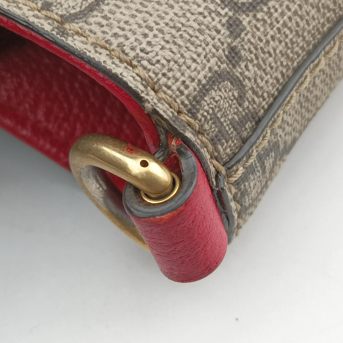Secondhand Gucci GG Supreme Bosco PATCHED beige×multi PVC coated canvas 473887 shoulderbag | stylenewstar