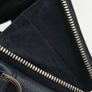 Pre-owned Christian Dior Air Jordan Wings Messenger Blue Leather 2NIBC119YWD shoulderbag | stylenewstar