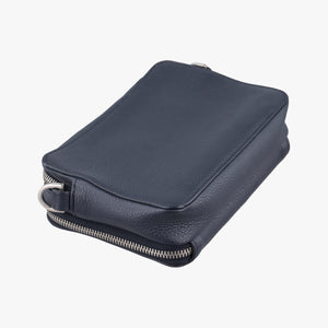 Pre-owned Christian Dior Air Jordan Wings Messenger Blue Leather 2NIBC119YWD shoulderbag | stylenewstar