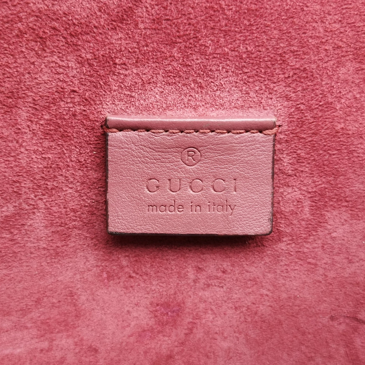 Pre-owned Gucci Dionysus beige×red PVC coated canvas × suede 421970 shoulderbag | stylenewstar