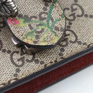 Pre-owned Gucci Dionysus beige×red PVC coated canvas × suede 421970 shoulderbag | stylenewstar