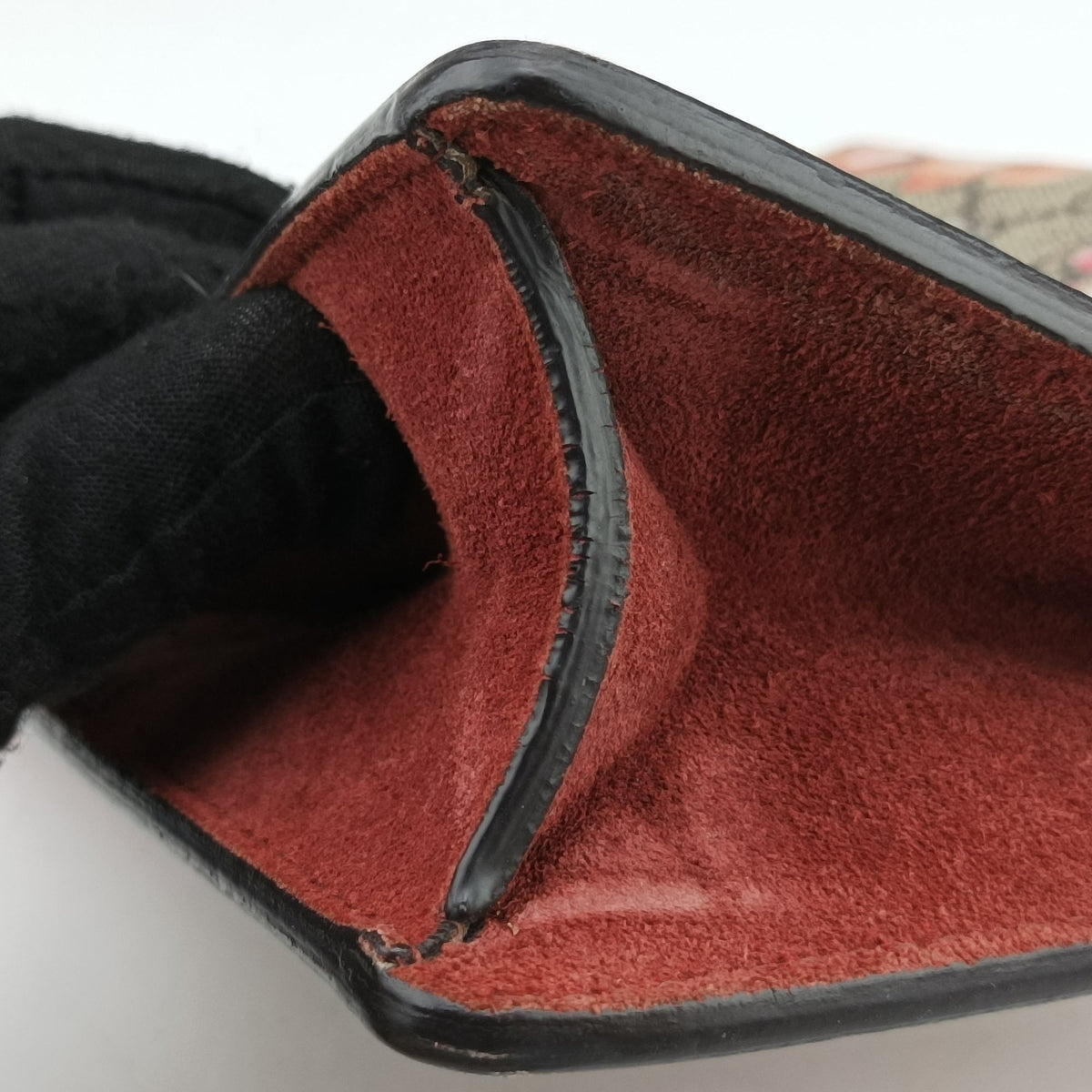 Pre-owned Gucci Dionysus beige×red PVC coated canvas × suede 421970 shoulderbag | stylenewstar