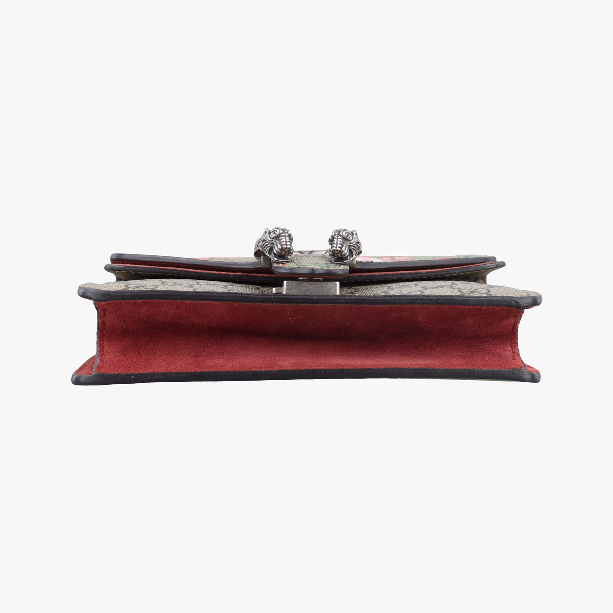 Pre-owned Gucci Dionysus beige×red PVC coated canvas × suede 421970 shoulderbag | stylenewstar