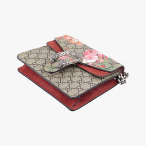 Pre-owned Gucci Dionysus beige×red PVC coated canvas × suede 421970 shoulderbag | stylenewstar