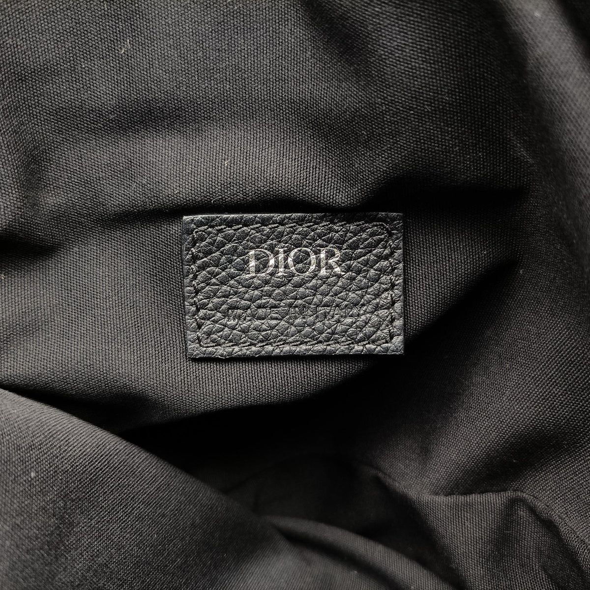 Pre-owned Christian Dior saddle Navy Jacquard×Leather  bum bag/waist bag | stylenewstar