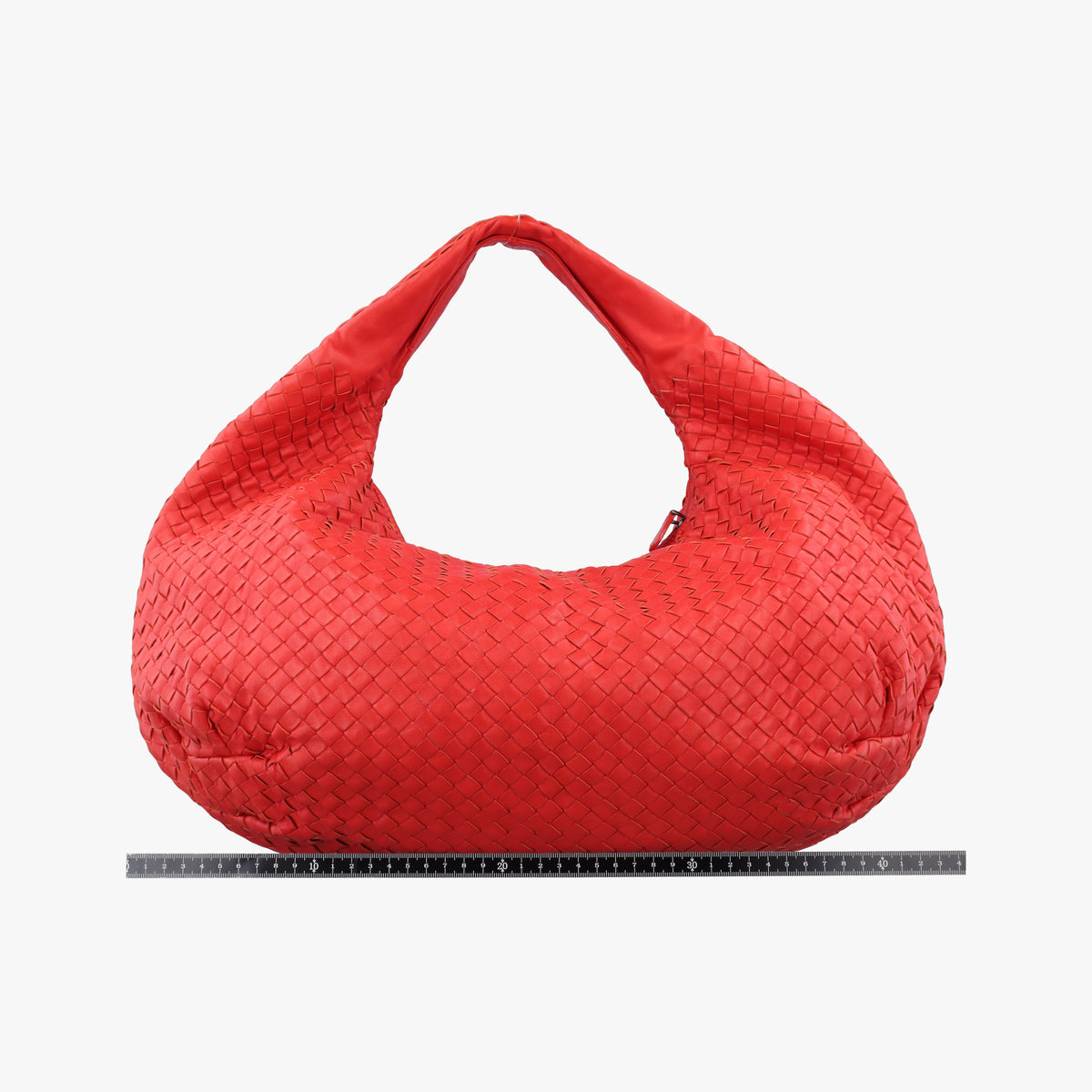 Pre-owned Bottega Veneta Intrecciato Red lambskin  handbag | stylenewstar