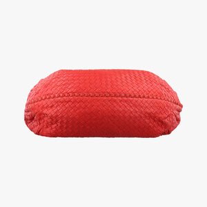 Pre-owned Bottega Veneta Intrecciato Red lambskin  handbag | stylenewstar