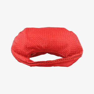 Pre-owned Bottega Veneta Intrecciato Red lambskin  handbag | stylenewstar