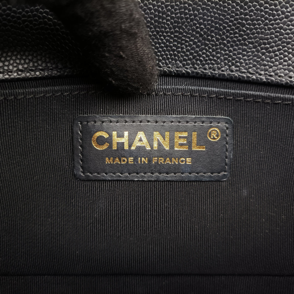 Vintage Chanel BOY CHANEL Black caviar skin A67085 shoulderbag | stylenewstar