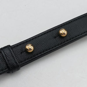 Vintage Chanel BOY CHANEL Black caviar skin A67085 shoulderbag | stylenewstar