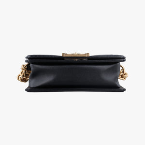 Vintage Chanel BOY CHANEL Black caviar skin A67085 shoulderbag | stylenewstar