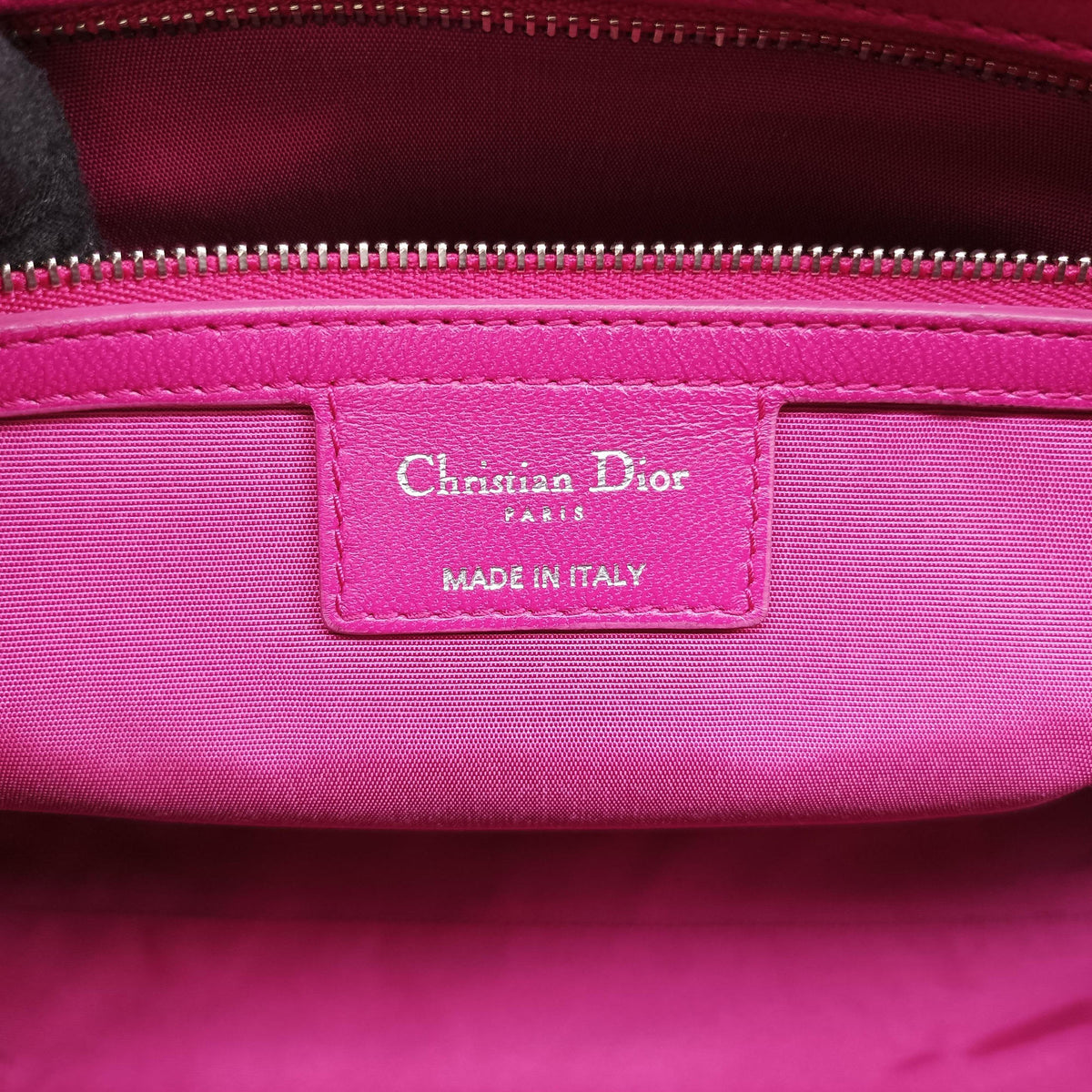 Pre-owned Christian Dior Cannage Dior Soft Shopping Rose lambskin  shoulderbag | stylenewstar