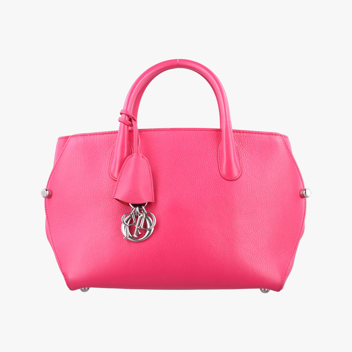 Pre-owned Christian Dior Dior Bar Pink Leather  handbag | stylenewstar
