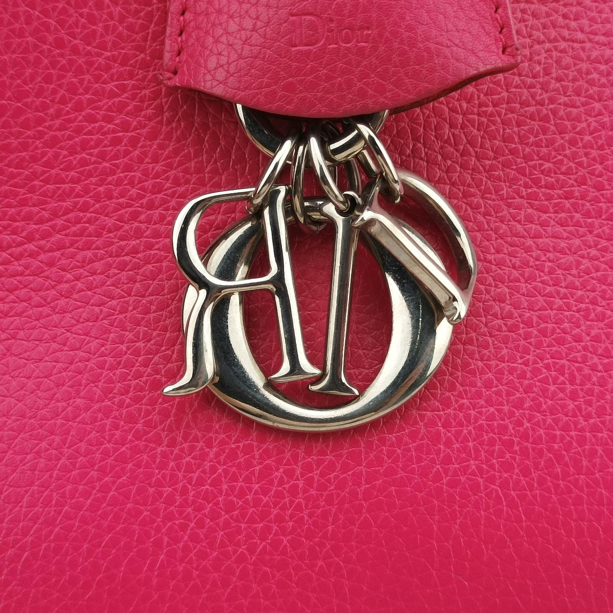 Pre-owned Christian Dior Dior Bar Pink Leather  handbag | stylenewstar