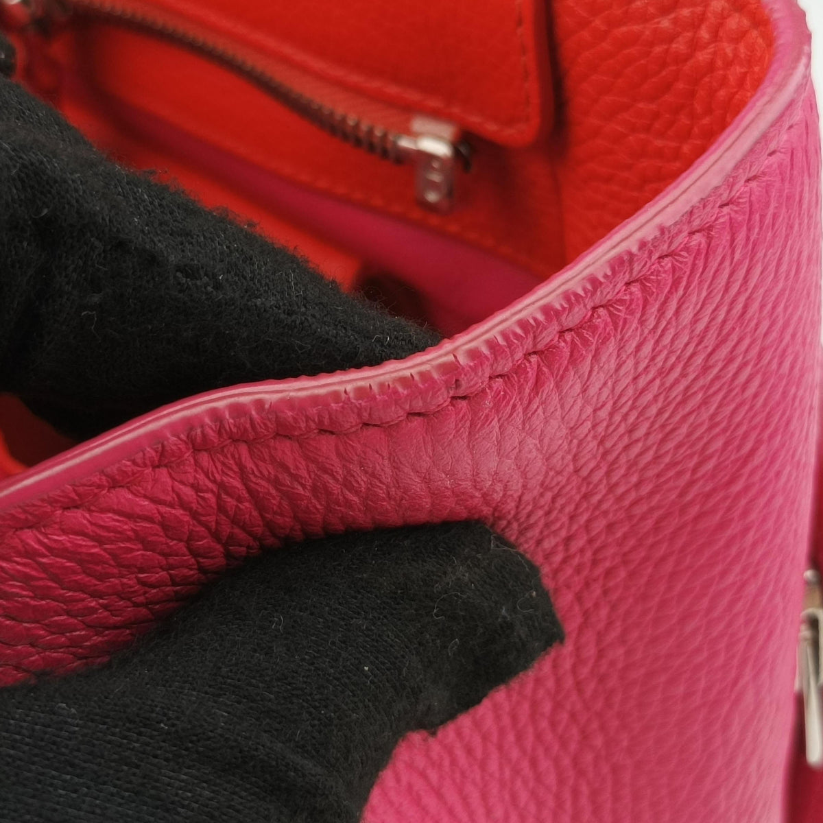 Pre-owned Christian Dior Dior Bar Pink Leather  handbag | stylenewstar
