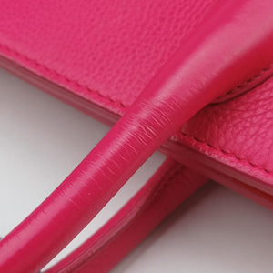 Pre-owned Christian Dior Dior Bar Pink Leather  handbag | stylenewstar
