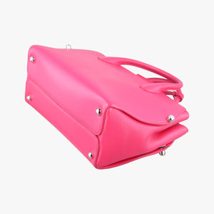 Pre-owned Christian Dior Dior Bar Pink Leather  handbag | stylenewstar