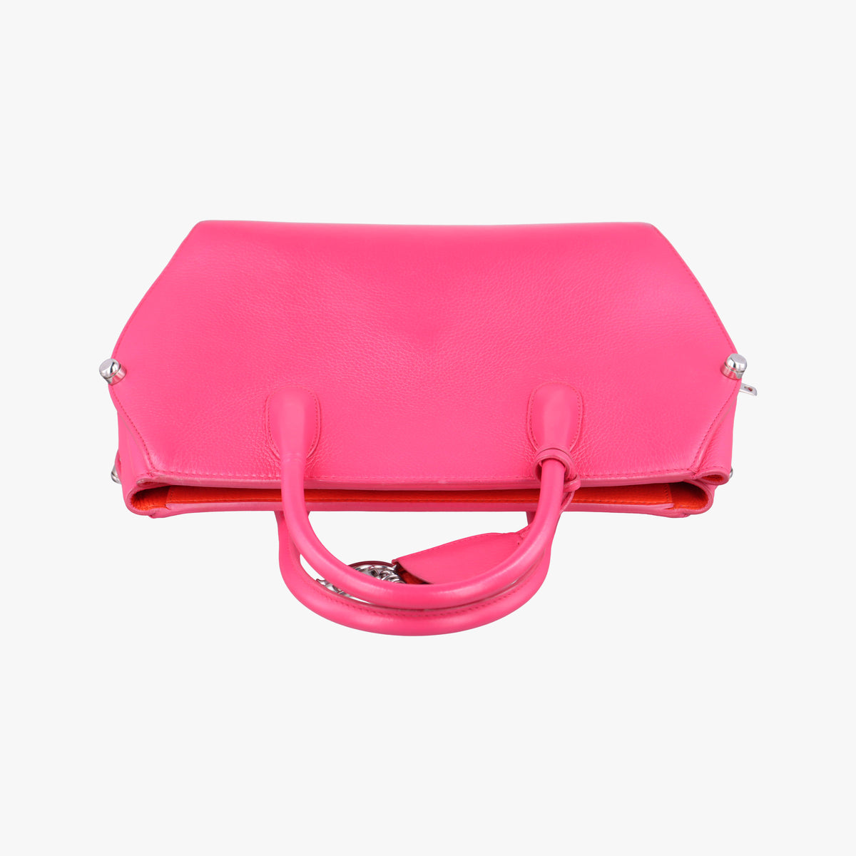 Pre-owned Christian Dior Dior Bar Pink Leather  handbag | stylenewstar
