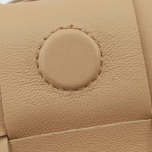 Pre-owned Bottega Veneta candy cassette Beige lambskin  crossbodybag | stylenewstar