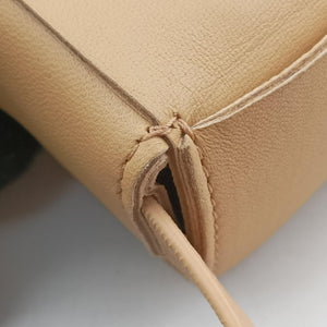 Pre-owned Bottega Veneta candy cassette Beige lambskin  crossbodybag | stylenewstar