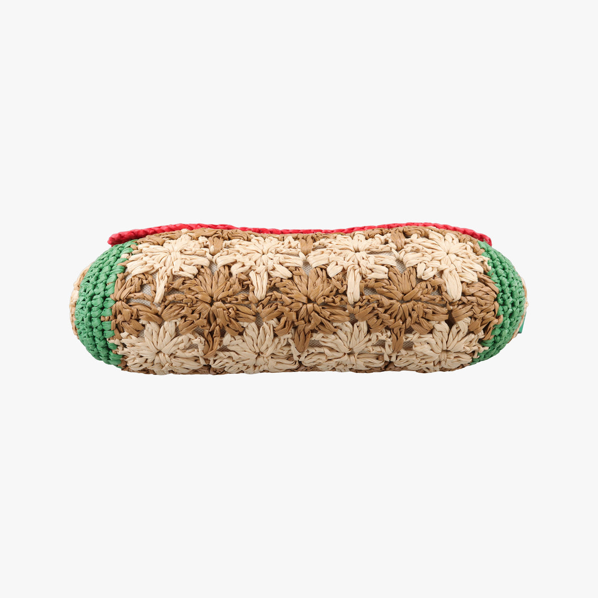 Secondhand Gucci GG Marmont Beige×Multicolour straw 574433 shoulderbag | stylenewstar