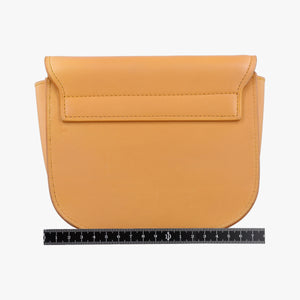 Pre-owned Yves Saint Laurent KAIA small Camel Leather 619740 shoulderbag | stylenewstar