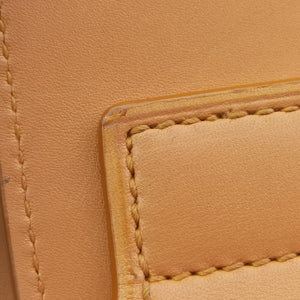 Pre-owned Yves Saint Laurent KAIA small Camel Leather 619740 shoulderbag | stylenewstar