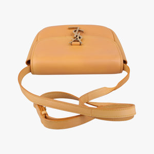 Pre-owned Yves Saint Laurent KAIA small Camel Leather 619740 shoulderbag | stylenewstar