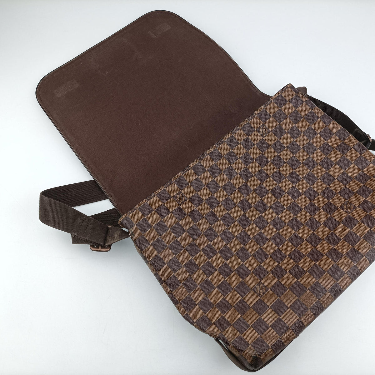 Pre-owned Louis Vuitton BROOKLYN MM EBENE Damier Canvas N51211 shoulderbag | stylenewstar