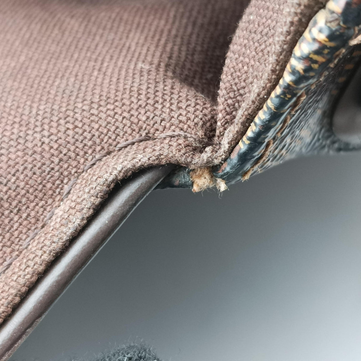 Pre-owned Louis Vuitton BROOKLYN MM EBENE Damier Canvas N51211 shoulderbag | stylenewstar