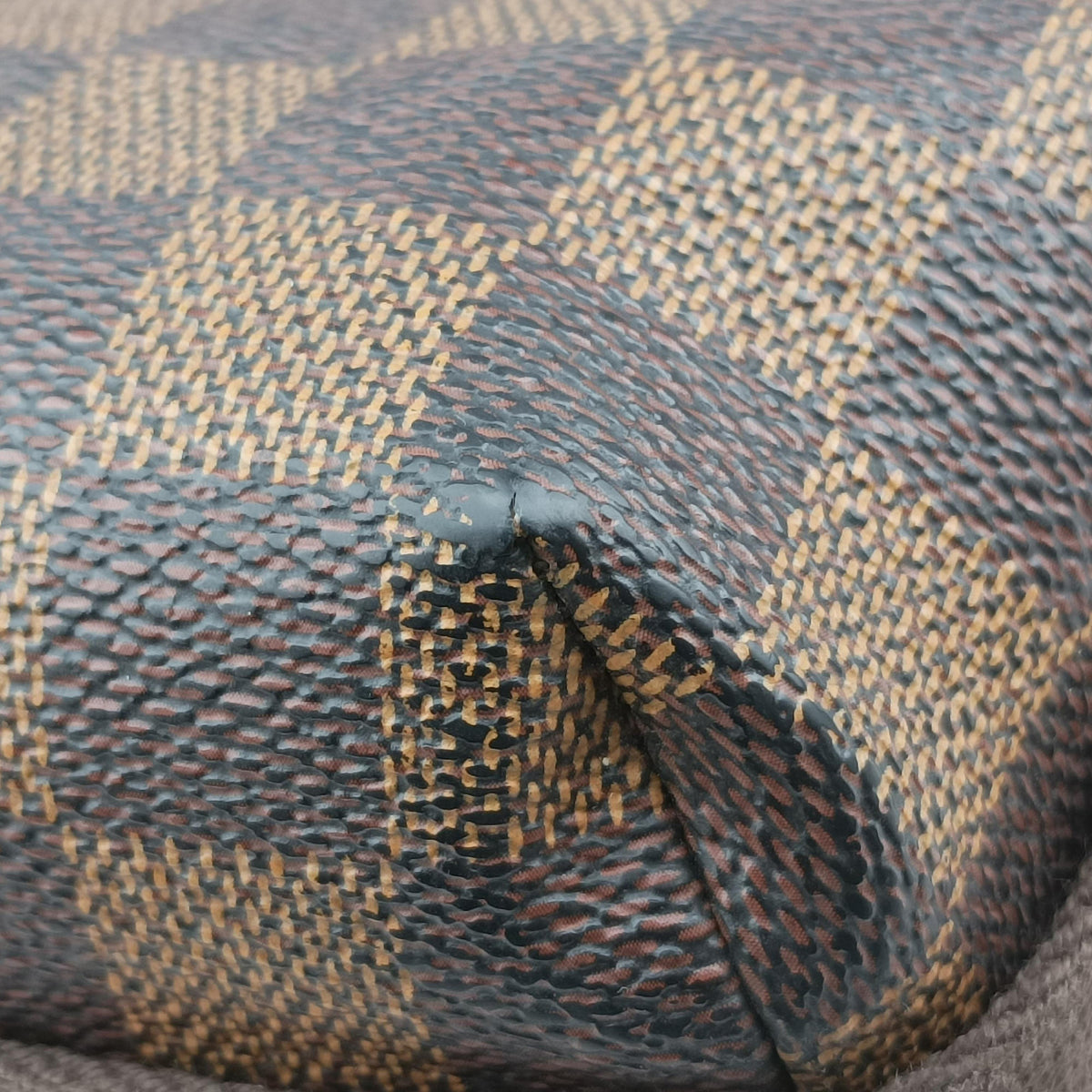 Pre-owned Louis Vuitton BROOKLYN MM EBENE Damier Canvas N51211 shoulderbag | stylenewstar