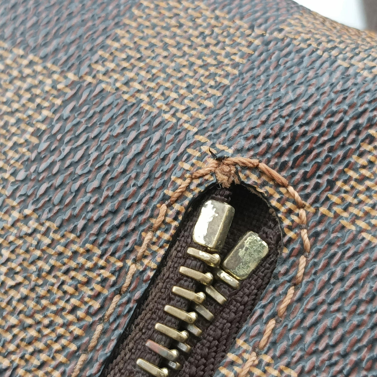 Pre-owned Louis Vuitton BROOKLYN MM EBENE Damier Canvas N51211 shoulderbag | stylenewstar