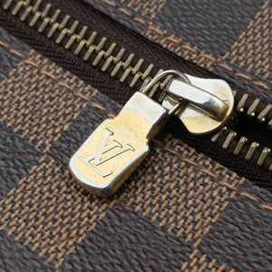 Pre-owned Louis Vuitton BROOKLYN MM EBENE Damier Canvas N51211 shoulderbag | stylenewstar