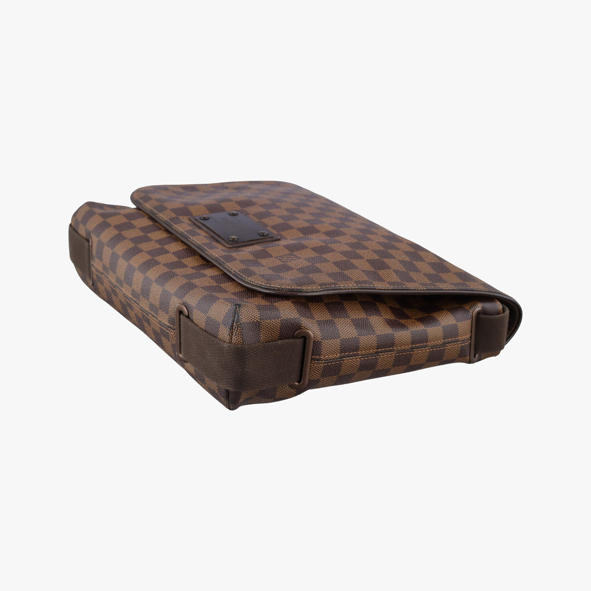 Pre-owned Louis Vuitton BROOKLYN MM EBENE Damier Canvas N51211 shoulderbag | stylenewstar