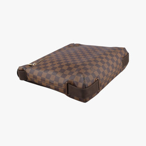 Pre-owned Louis Vuitton BROOKLYN MM EBENE Damier Canvas N51211 shoulderbag | stylenewstar