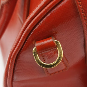 Vintage Prada Bowling Bag Orange Patent SAFFIANO Leather BL0797 shoulderbag | stylenewstar