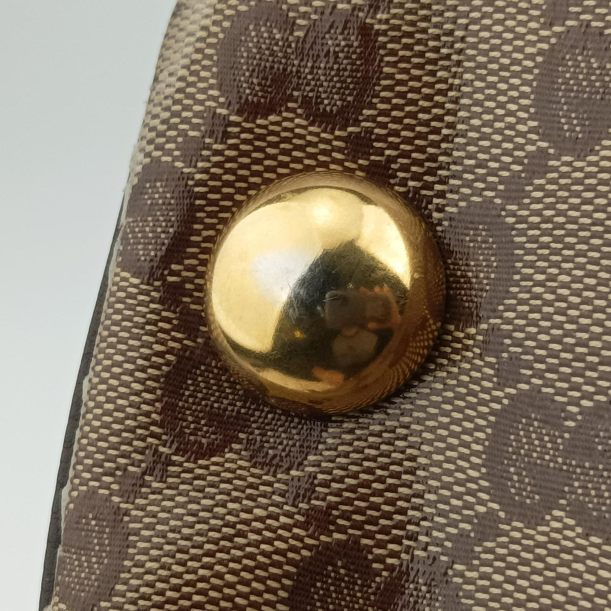 Pre-owned Gucci Babushka Brown x Multicolour PVC coated canvas 207775 handbag | stylenewstar