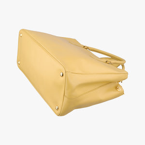 Vintage Prada Galleria Yellow SAFFIANO Leather BN1786 shoulderbag | stylenewstar