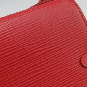 Secondhand Louis Vuitton SAINT MICHEL brown×COQUELICOT Monogram Canvas×calf leather M44031 shoulderbag | stylenewstar
