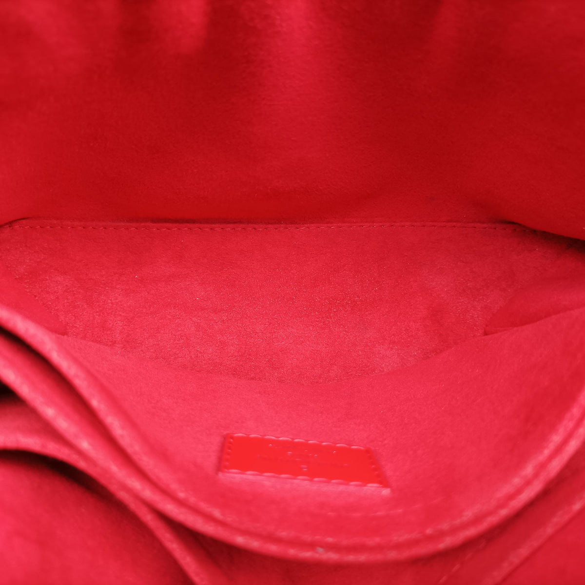 Secondhand Louis Vuitton SAINT MICHEL brown×COQUELICOT Monogram Canvas×calf leather M44031 shoulderbag | stylenewstar