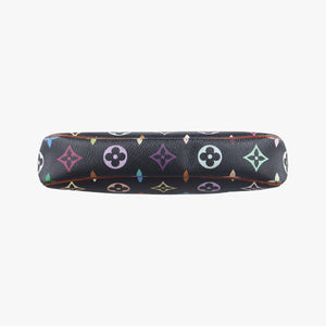 Pre-owned Louis Vuitton Pochette Accessoires Noir Monogram Multicolor M92648 shoulderbag | stylenewstar
