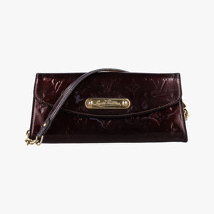 Pre-owned Louis Vuitton Sunset Boulevard Monogram Rouge Fauvist Vernis M91679 handbag | stylenewstar