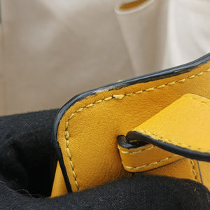 Pre-owned Loewe Hammock Yellow Leather  shoulderbag | stylenewstar